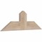 Ekena Millwork Portland Smooth Timber Gable Bracket, Douglas Fir, 36"W x 12"H x 1 1/2"D x 5 1/2"F, 8/12 Pitch GBW036X12X0206POR00SDF - alternate 2